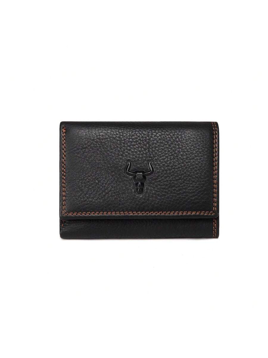 Men’s Ultra Slim Trifold Genuine Leather Wallet – Brown Small Card Holder with Large Capacity, Travel Essential & Perfect Gift for Fathers Day