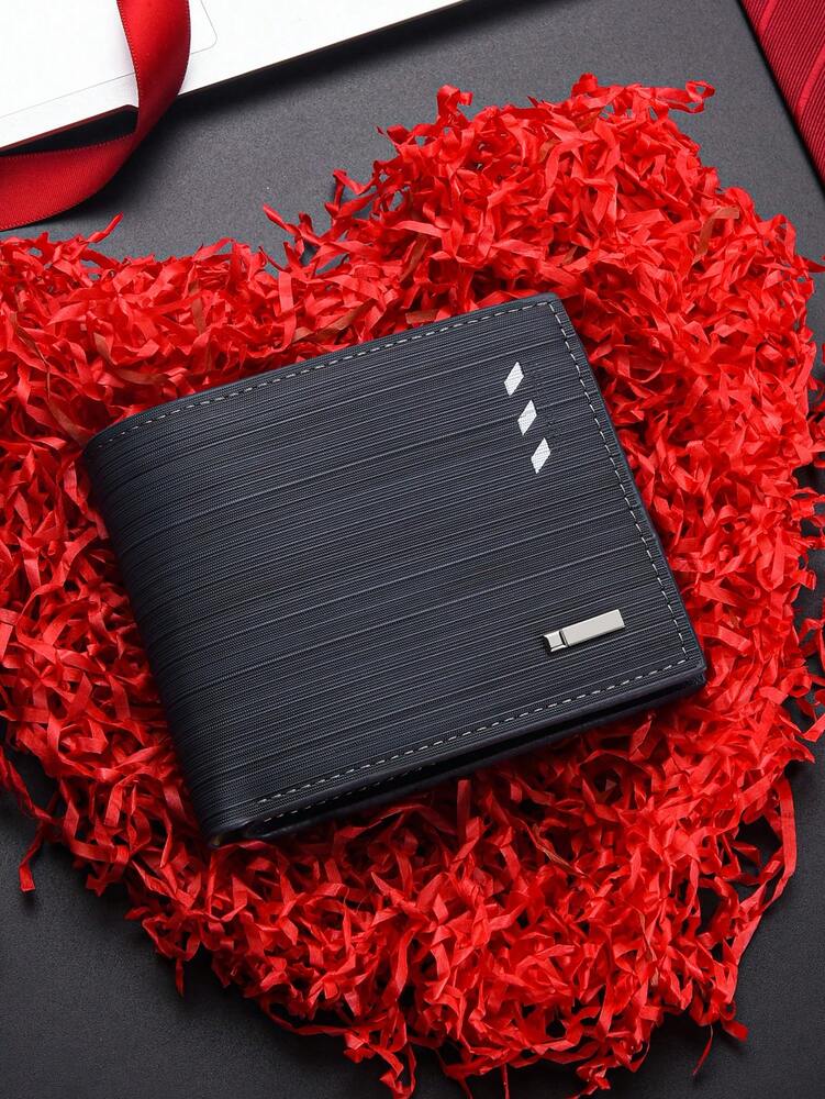 Men’s PU Leather Short Wallet – 8-Card Travel & ID Holder with Coin Pocket, Perfect for Business, Casual Outfits, Gifts & Everyday Carry