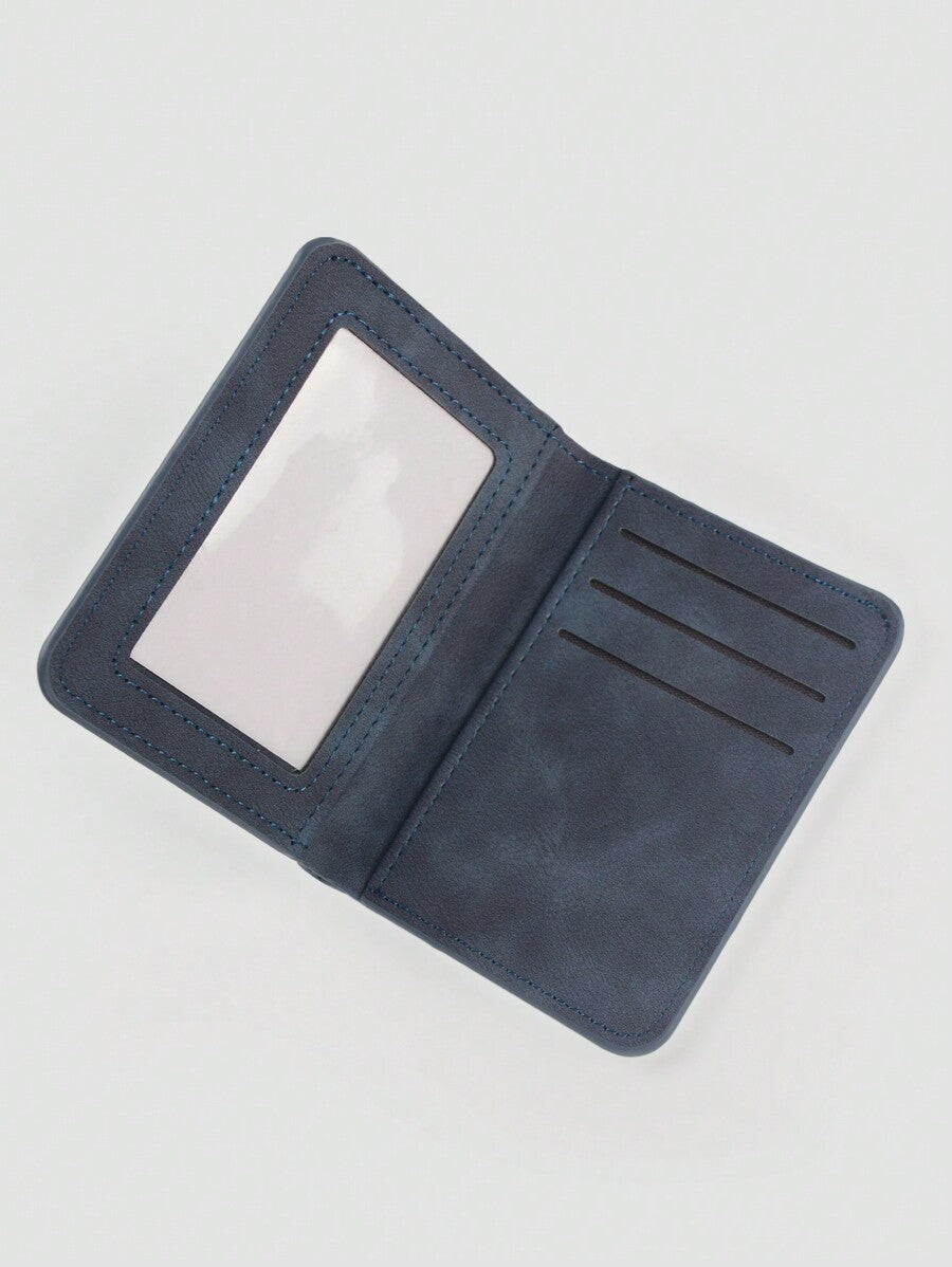 Ultra-Thin Card & License Holder for Men – Vertical Minimalist Wallet with Multiple Card Slots, Perfect for Daily Carry & Travel Essentials