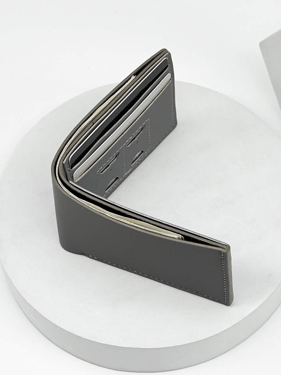 Slim Business Wallet for Men – Ultra-Thin Leather Bifold with Multiple Card Slots, Compact Dollar Bill Holder, Great Gift for Any Occasion