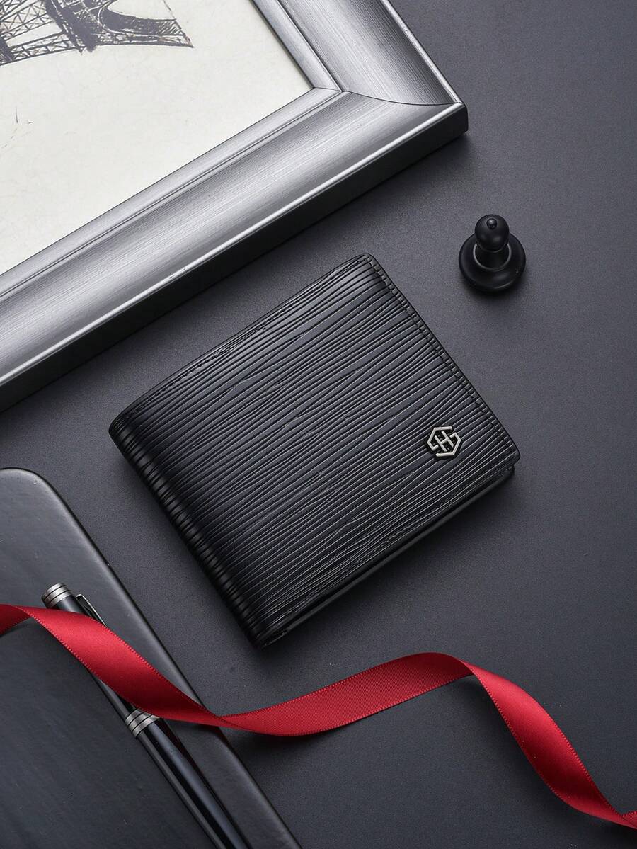 Men’s Vintage Style Short Wallet – Super Thin, Multi-Function Card Holder, Youth & Student Friendly, Genuine Leather Compact Wallet