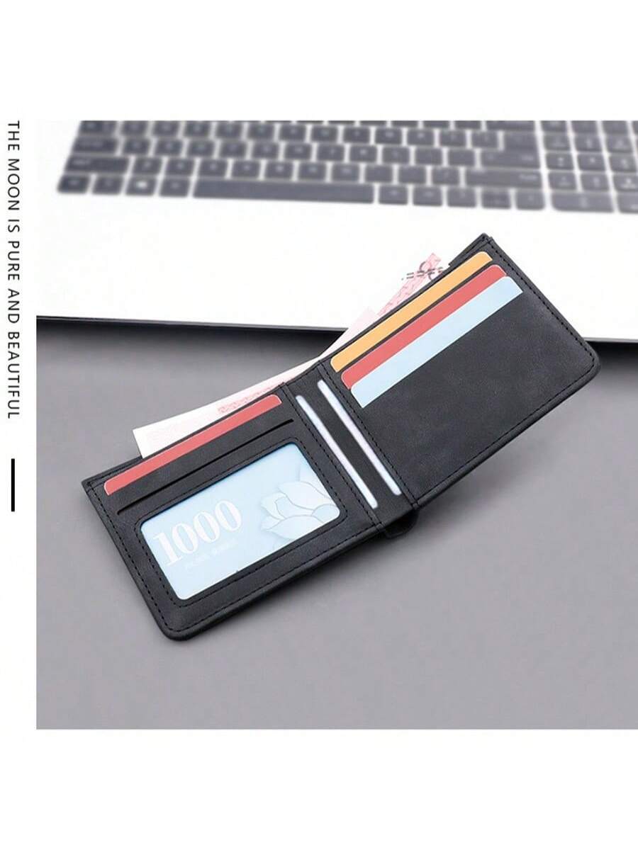 Men’s Vintage PU Leather Matte Short Wallet – High-Quality Coin Purse & Wallet, Perfect Gift for Men, Women, Teachers Day, Small Gifts & Gift Ideas