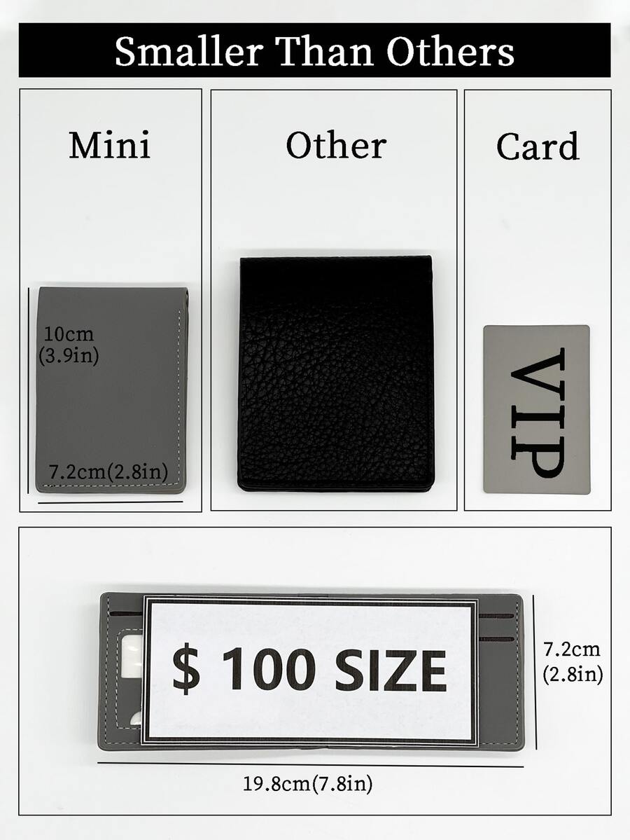 Slim Business Wallet for Men – Ultra-Thin Leather Bifold with Multiple Card Slots, Compact Dollar Bill Holder, Great Gift for Any Occasion