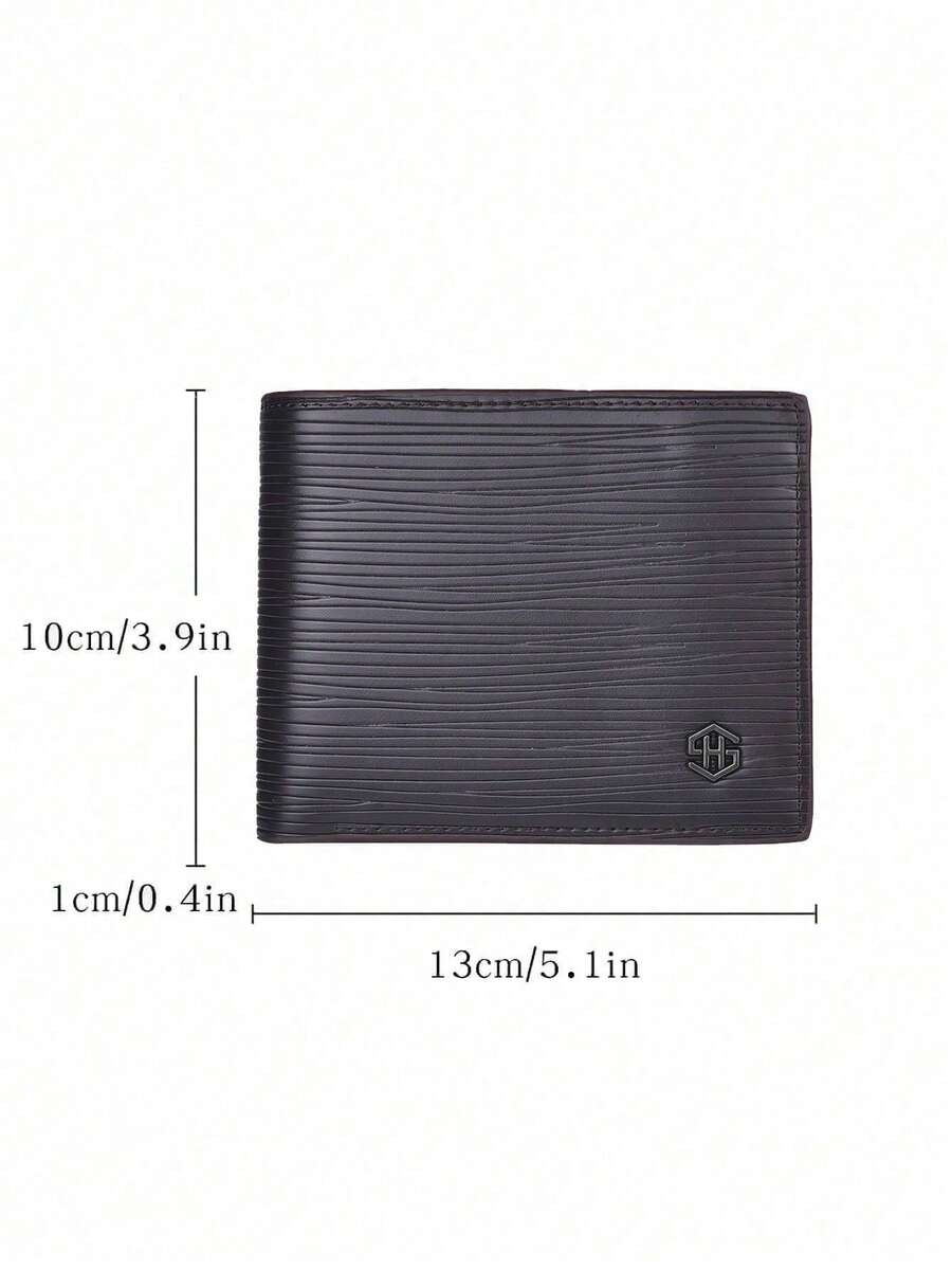 Men’s Vintage Style Short Wallet – Super Thin, Multi-Function Card Holder, Youth & Student Friendly, Genuine Leather Compact Wallet