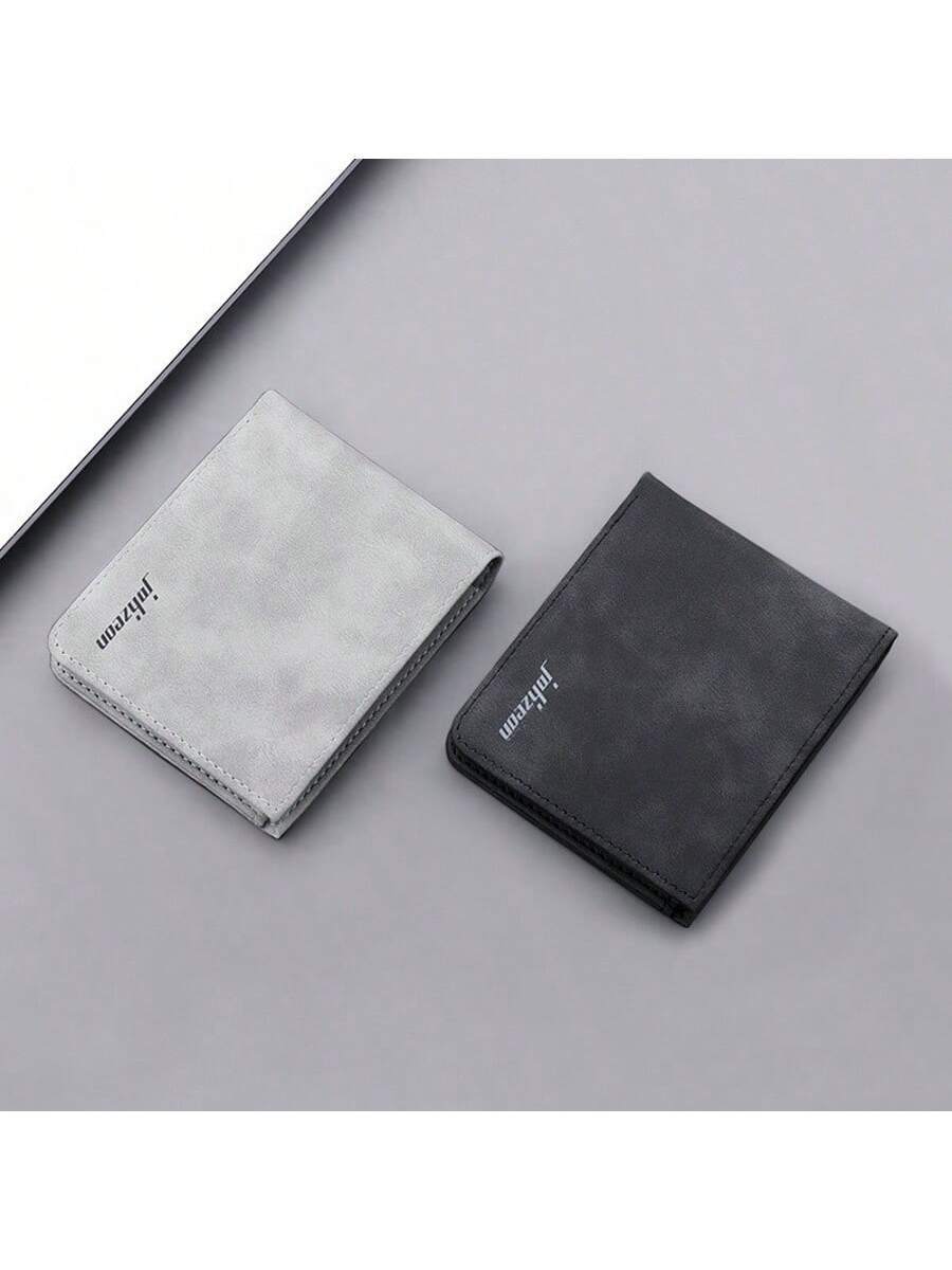 Men’s Vintage PU Leather Matte Short Wallet – High-Quality Coin Purse & Wallet, Perfect Gift for Men, Women, Teachers Day, Small Gifts & Gift Ideas