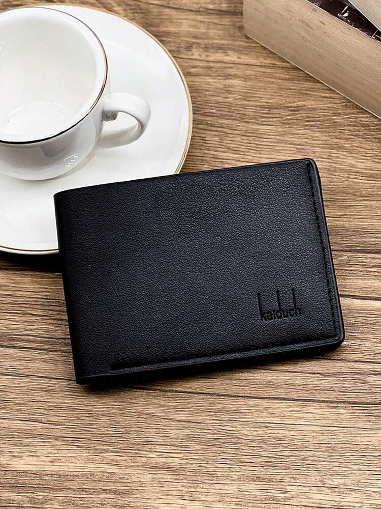 Minimalist Men’s Short Wallet – Soft, Ultra-Thin Dollar Holder for Teens & College Students, Perfect Gift for Him, Teachers & Daily Use