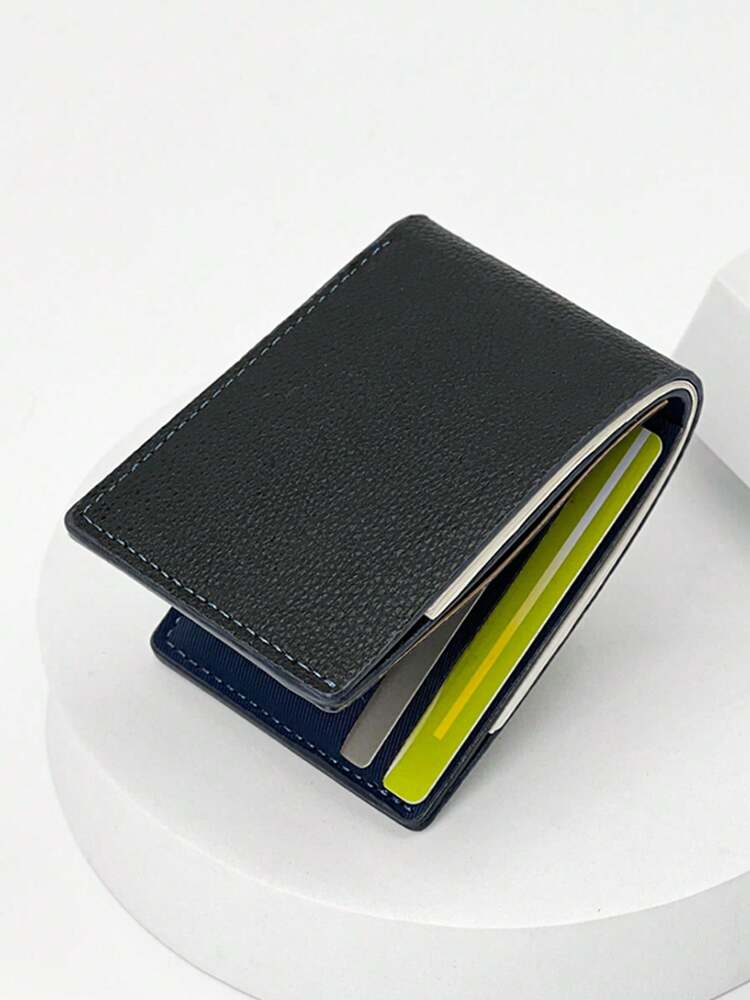Slim Business Wallet for Men – Ultra-Thin Leather Bifold with Multiple Card Slots, Compact Dollar Bill Holder, Great Gift for Any Occasion