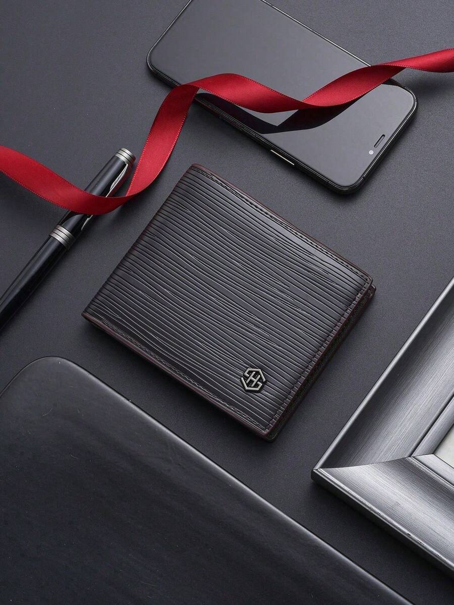 Men’s Vintage Style Short Wallet – Super Thin, Multi-Function Card Holder, Youth & Student Friendly, Genuine Leather Compact Wallet