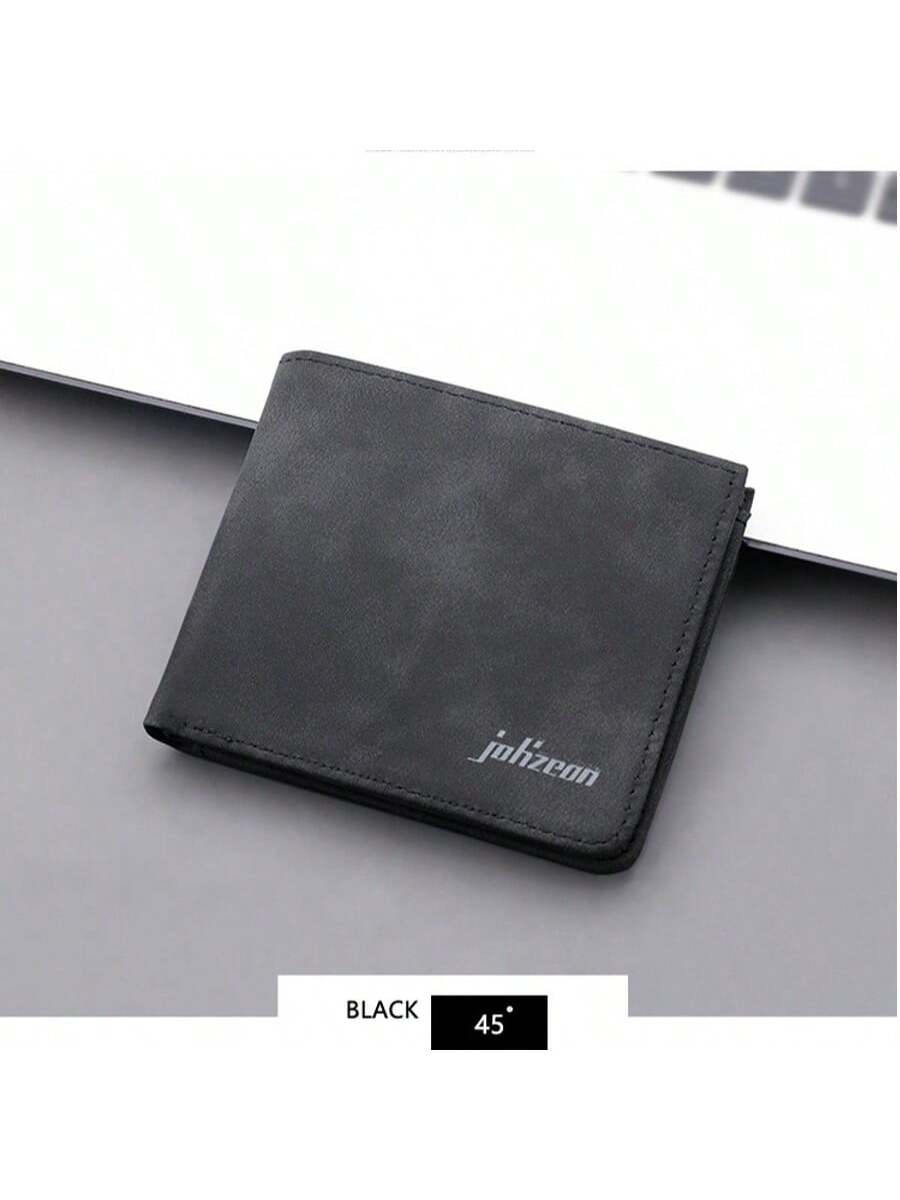Men’s Vintage PU Leather Matte Short Wallet – High-Quality Coin Purse & Wallet, Perfect Gift for Men, Women, Teachers Day, Small Gifts & Gift Ideas