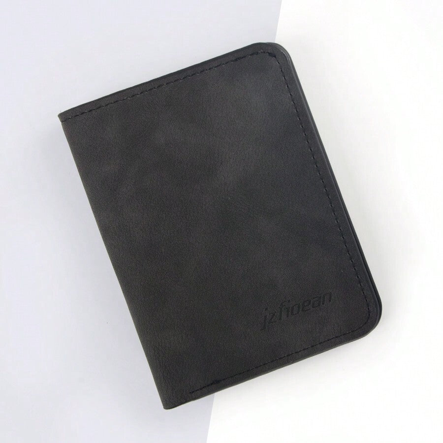 Ultra-Thin Card & License Holder for Men – Vertical Minimalist Wallet with Multiple Card Slots, Perfect for Daily Carry & Travel Essentials