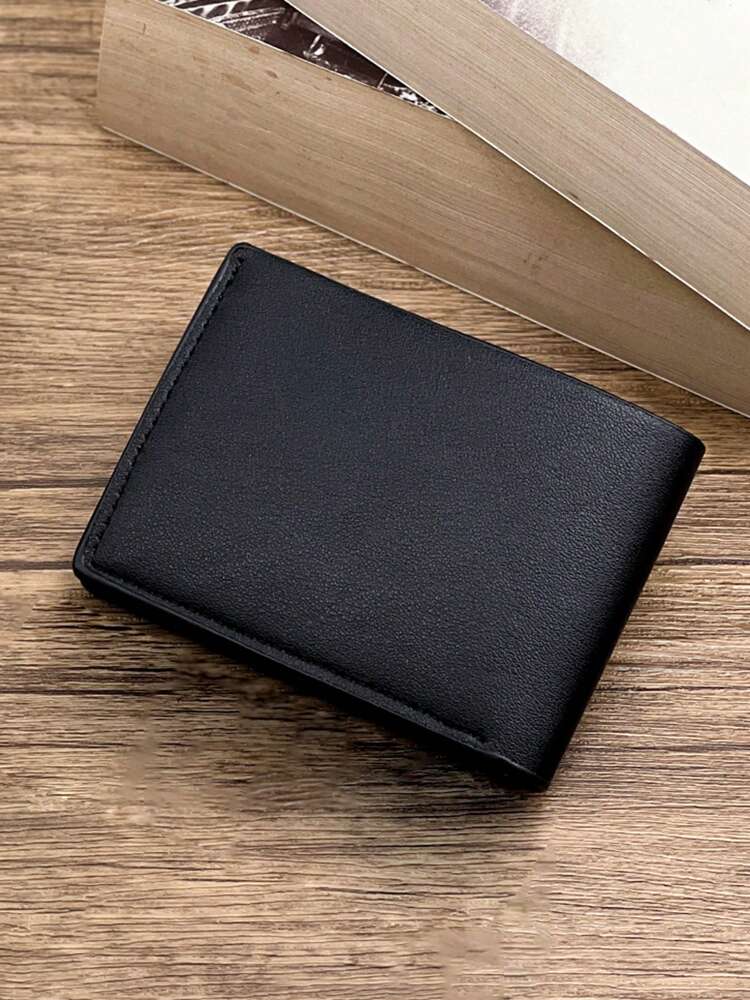 Minimalist Men’s Short Wallet – Soft, Ultra-Thin Dollar Holder for Teens & College Students, Perfect Gift for Him, Teachers & Daily Use