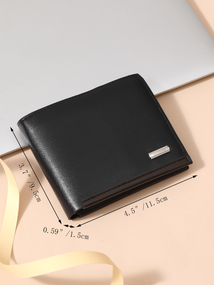 Simple Men’s Short Wallet with Coin Pocket – Classic Old Style Leather Wallet, Perfect for Business, Casual Use & Gift Giving