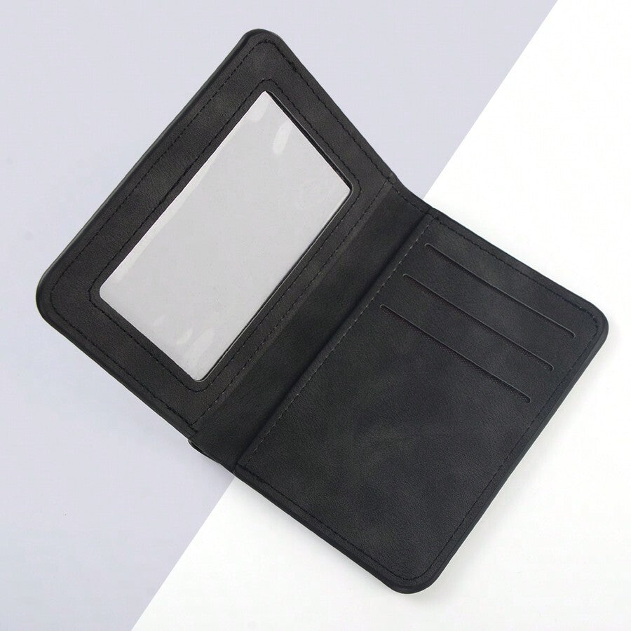 Ultra-Thin Card & License Holder for Men – Vertical Minimalist Wallet with Multiple Card Slots, Perfect for Daily Carry & Travel Essentials
