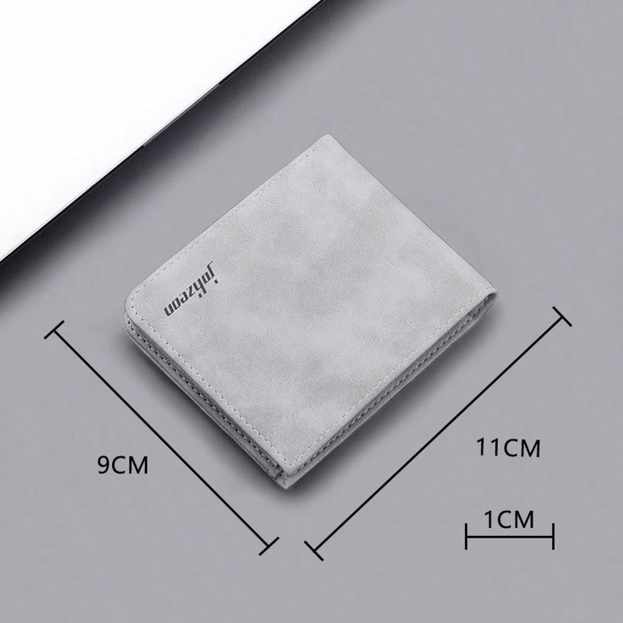 Men’s Vintage PU Leather Matte Short Wallet – High-Quality Coin Purse & Wallet, Perfect Gift for Men, Women, Teachers Day, Small Gifts & Gift Ideas