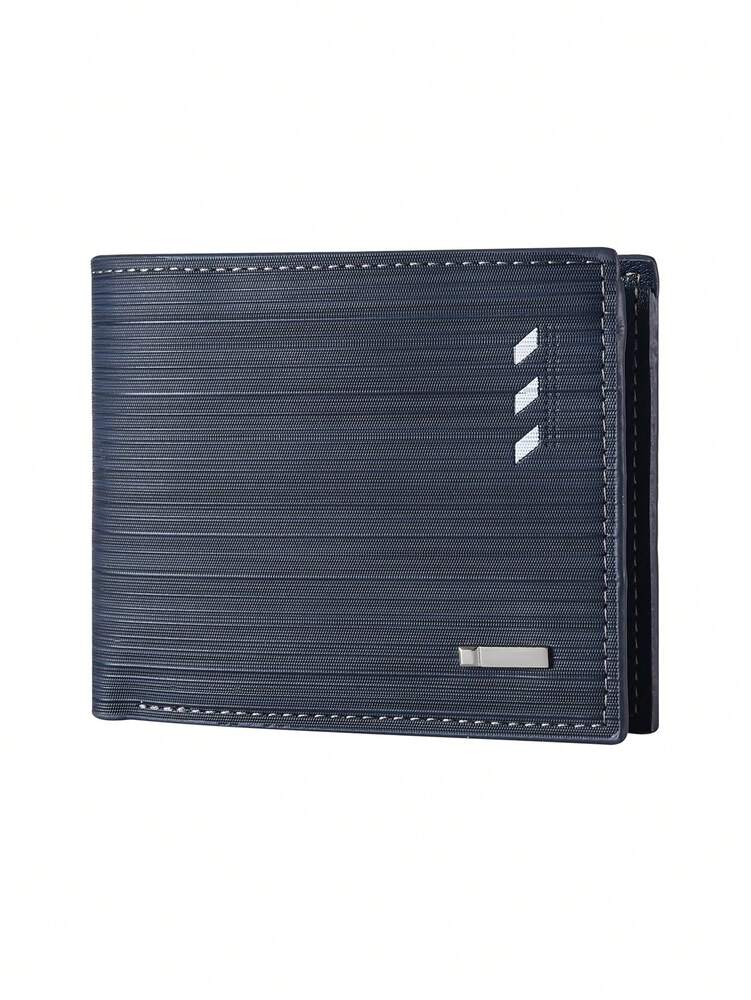 Men’s PU Leather Short Wallet – 8-Card Travel & ID Holder with Coin Pocket, Perfect for Business, Casual Outfits, Gifts & Everyday Carry