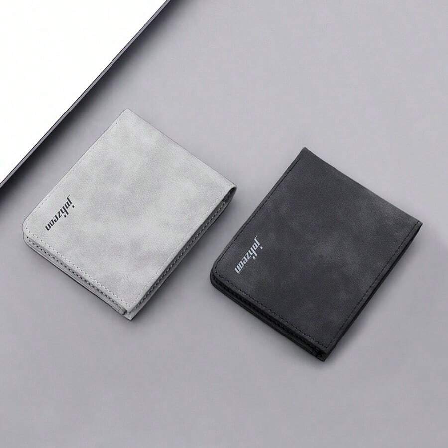 Men’s Vintage PU Leather Matte Short Wallet – High-Quality Coin Purse & Wallet, Perfect Gift for Men, Women, Teachers Day, Small Gifts & Gift Ideas