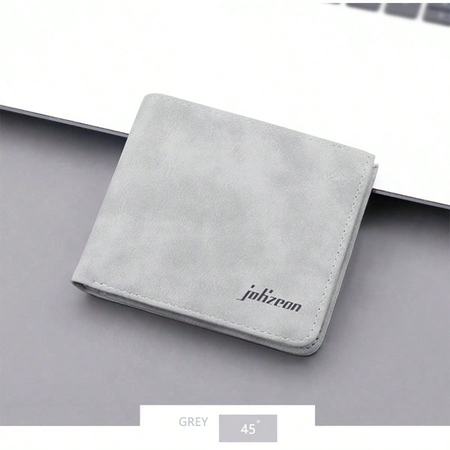 Men’s Vintage PU Leather Matte Short Wallet – High-Quality Coin Purse & Wallet, Perfect Gift for Men, Women, Teachers Day, Small Gifts & Gift Ideas