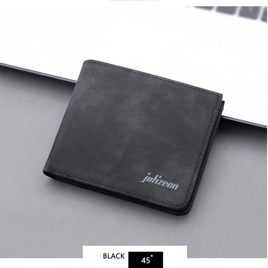 Men’s Vintage PU Leather Matte Short Wallet – High-Quality Coin Purse & Wallet, Perfect Gift for Men, Women, Teachers Day, Small Gifts & Gift Ideas