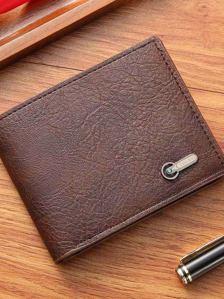 Men’s Leather Short Wallet – Business Casual Style with Large Capacity Multi-Card Slots, Perfect Gift for Birthday, Graduation & Father’s Day